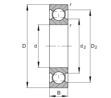 S 6001-C, ăȲYC  DIN 625-1 ˜ʵҪߴ