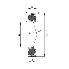 SS HCB71901-C-T-P4S, {ɌԪb|  = 15㣬մƹ