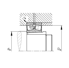 {ĝLS 22352-K-MB + AH2352G,  DIN 635-2 ˜ʵҪߴ, F׺ж